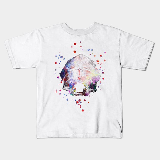 Occipital bone Kids T-Shirt by RosaliArt